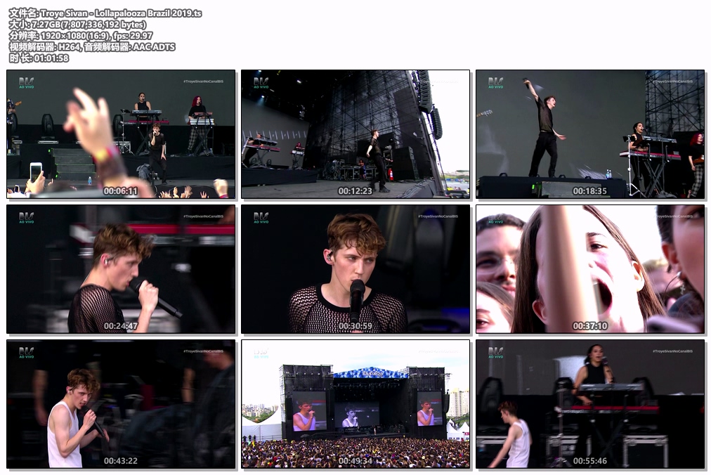图片[5]-特洛伊·希文 Troye Sivan – Lollapalooza Brazil 2019 [画质一般] [HDTV TS 7.27GB]-蓝光演唱会资源网