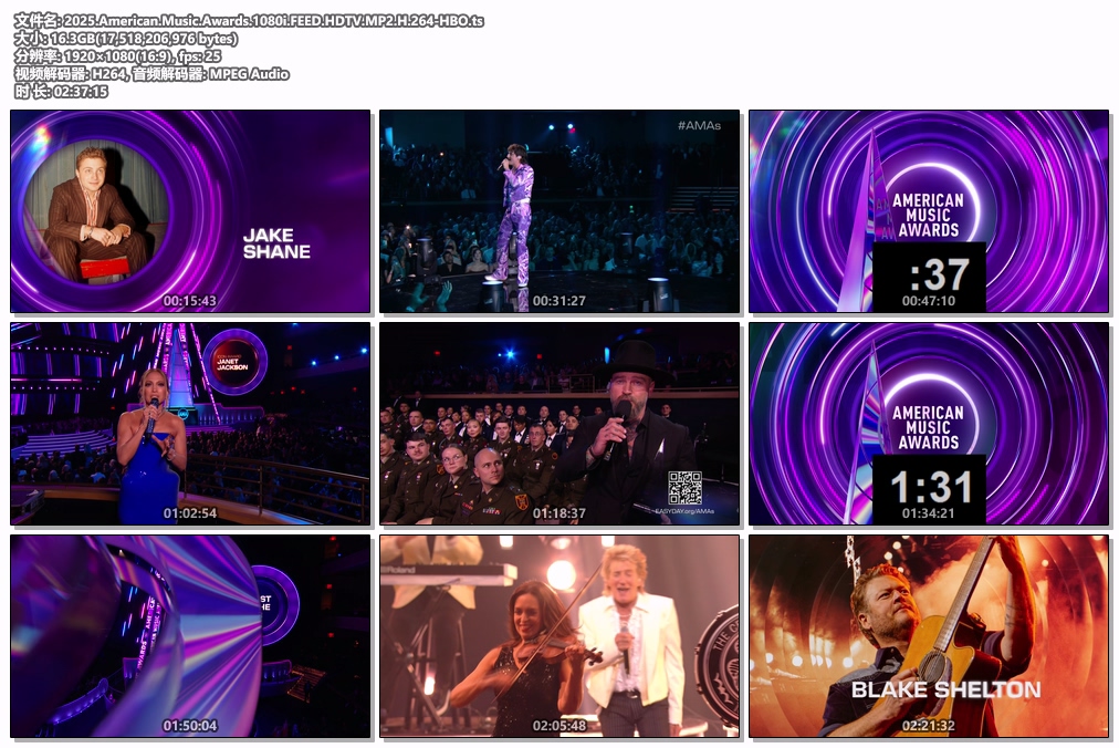 图片[5]-第51届全美音乐奖 2025 American Music Awards 1080i FEED HDTV MP2 H 264-HBO [HDTV TS 16.3GB]-蓝光演唱会资源网