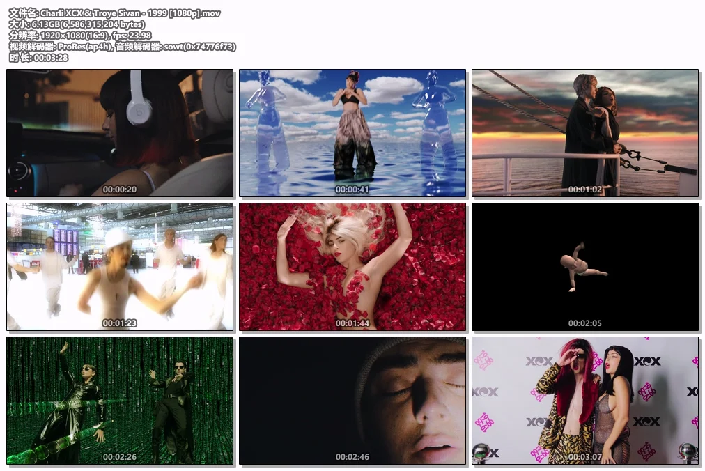 图片[2]-Charli XCX Troye Sivan – 1999 1080P [ProRes MOV 6.13GB]-蓝光演唱会资源网