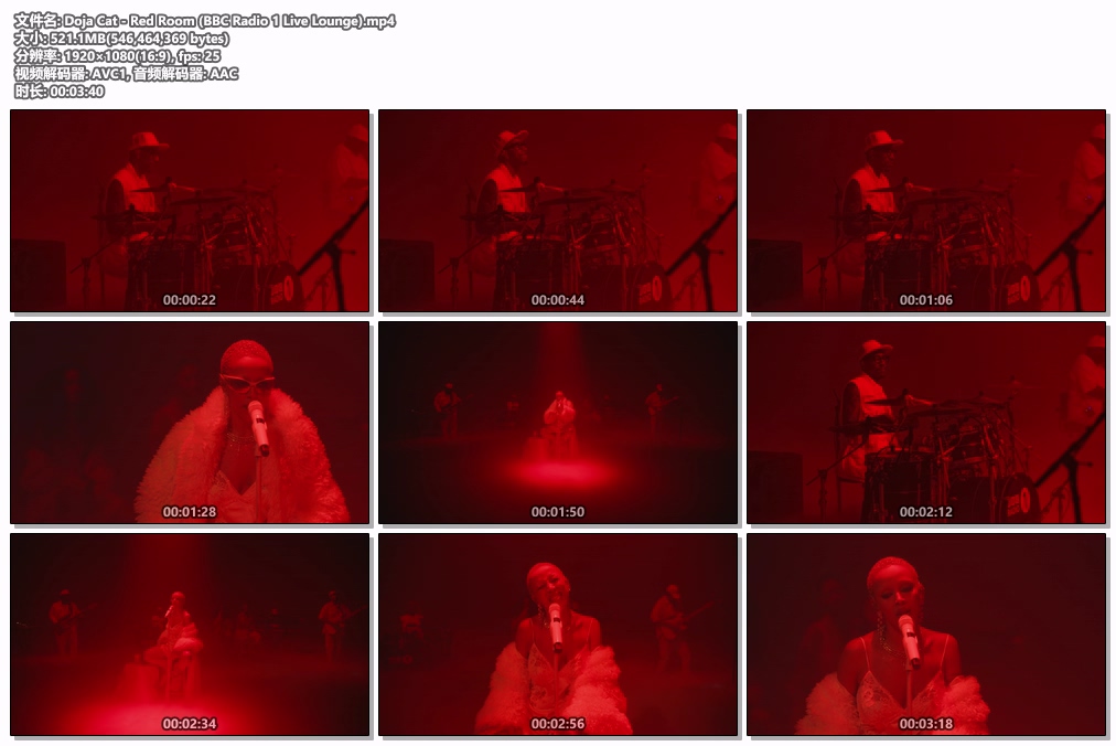 图片[2]-Doja Cat – Red Room (BBC Radio 1 Live Lounge) [WEB-DL MP4 521.1MB]-蓝光演唱会资源网