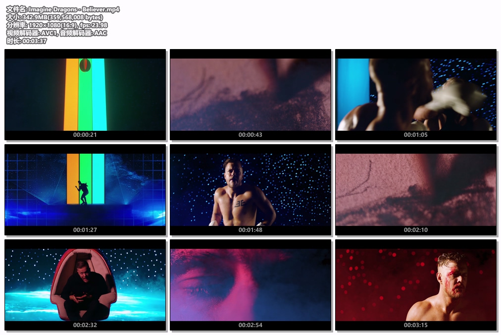 图片[2]-梦想之龙乐队 Imagine Dragons – Believer 1080P [WEB-DL MP4 342.9MB]-蓝光演唱会资源网