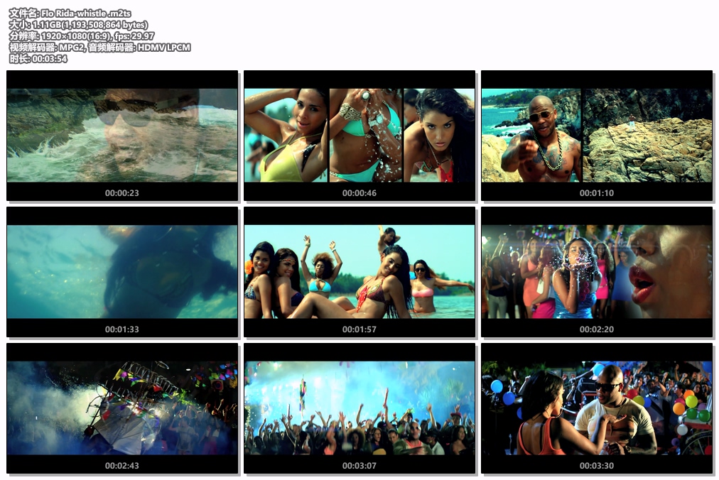图片[2]-Flo Rida – whistle 1080P [Master M2TS 1.11GB]-蓝光演唱会资源网