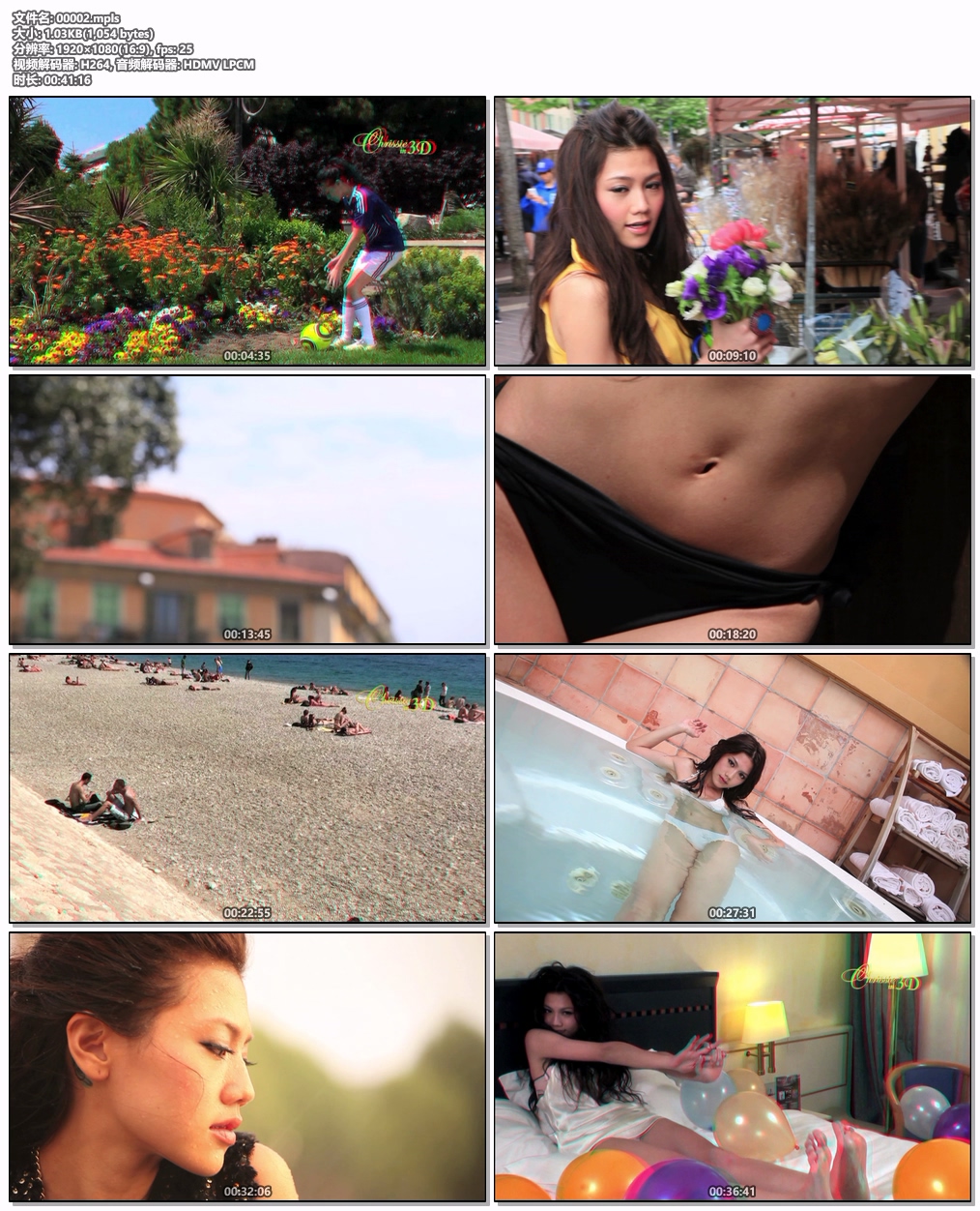 图片[10]-周秀娜3D法国蜜月之旅写真 2010 Eyescream Fiesta Chrissie Chau 2010 [BDISO 22.9GB]-蓝光演唱会资源网