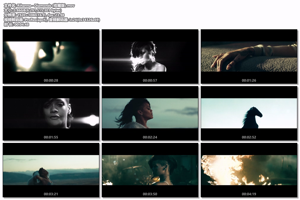 图片[2]-蕾哈娜 Rihanna – Diamonds 1080P [ProRes MOV 5.86GB]-蓝光演唱会资源网