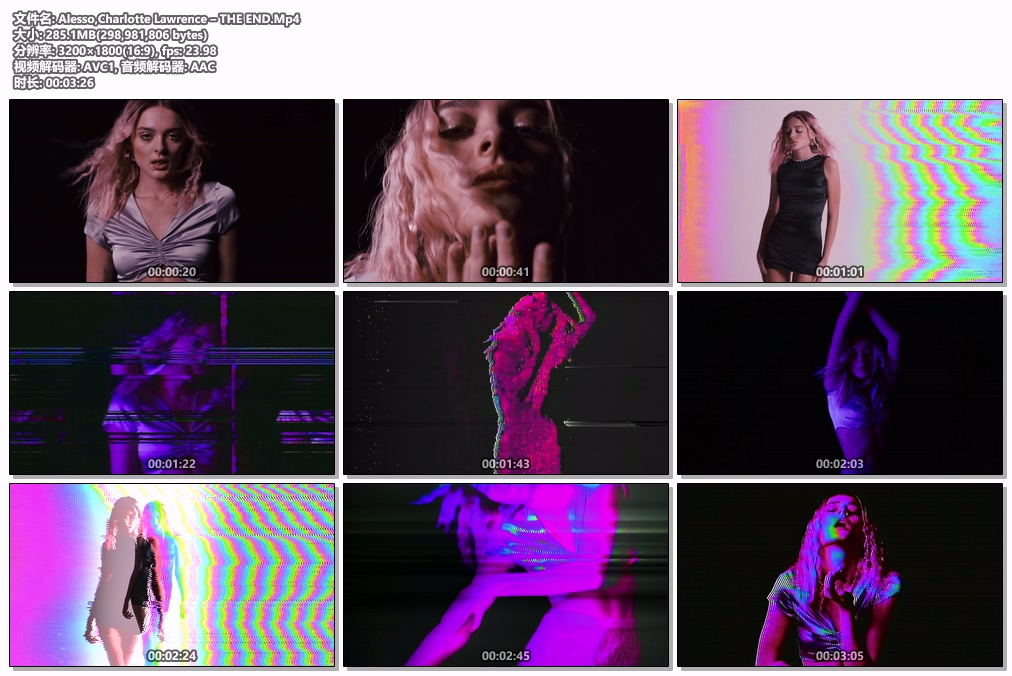 图片[2]-Alesso,Charlotte Lawrence – THE END [WEB-DL MP4 285.1MB]-蓝光演唱会资源网