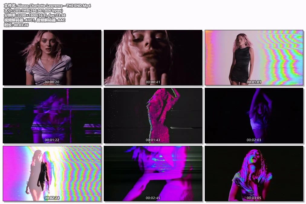 图片[2]-Alesso,Charlotte Lawrence – THE END [WEB-DL MP4 285.1MB]-蓝光演唱会资源网