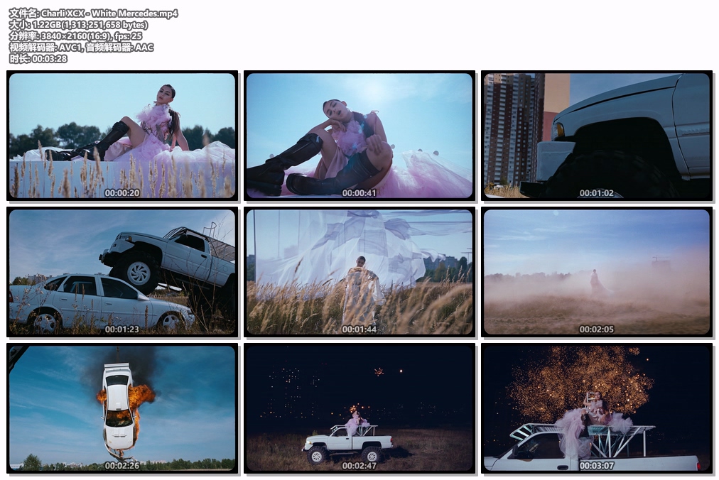 图片[2]-Charli XCX – White Mercedes [Master MP4 1.22GB]-蓝光演唱会资源网