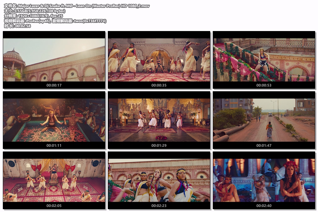 图片[2]-Major Lazer & Dj Snake ft. MØ – Lean On [ProRes MOV 5.55GB]-蓝光演唱会资源网