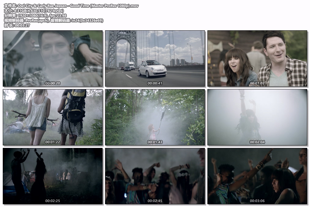 图片[2]-Owl City & Carly Rae Jepsen – Good Time 1080P [ProRes MOV 4.31GB]-蓝光演唱会资源网