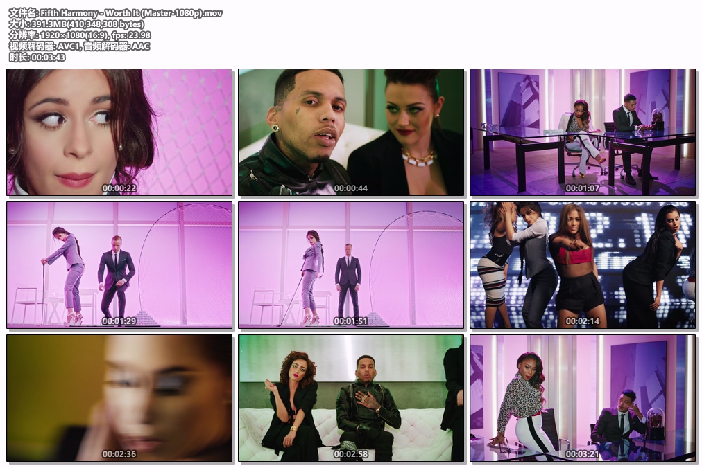 图片[2]-Fifth Harmony – Worth It 1080P [ProRes MOV 391MB]-蓝光演唱会资源网