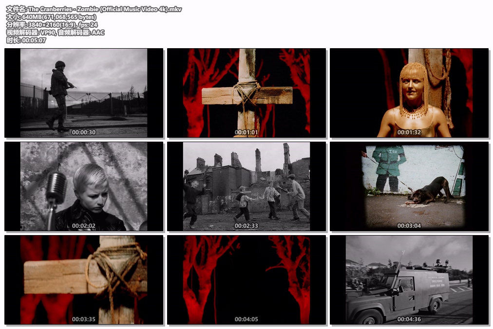 图片[2]-The Cranberries – Zombie (抖音热门bgm) [2160P 4K] [WEB-DL MKV 640MB]-蓝光演唱会资源网