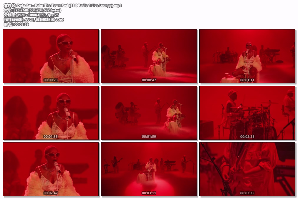 图片[2]-Doja Cat – Paint The Town Red (BBC Radio 1 Live Lounge) 1080P [WEB-DL MP4 576.7MB]-蓝光演唱会资源网