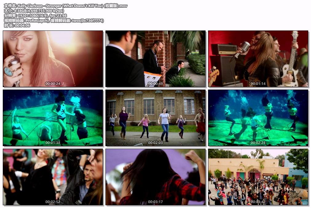 图片[2]-凯莉·克莱森 Kelly Clarkson – Stronger 1080P [ProRes MOV 4.38GB]-蓝光演唱会资源网