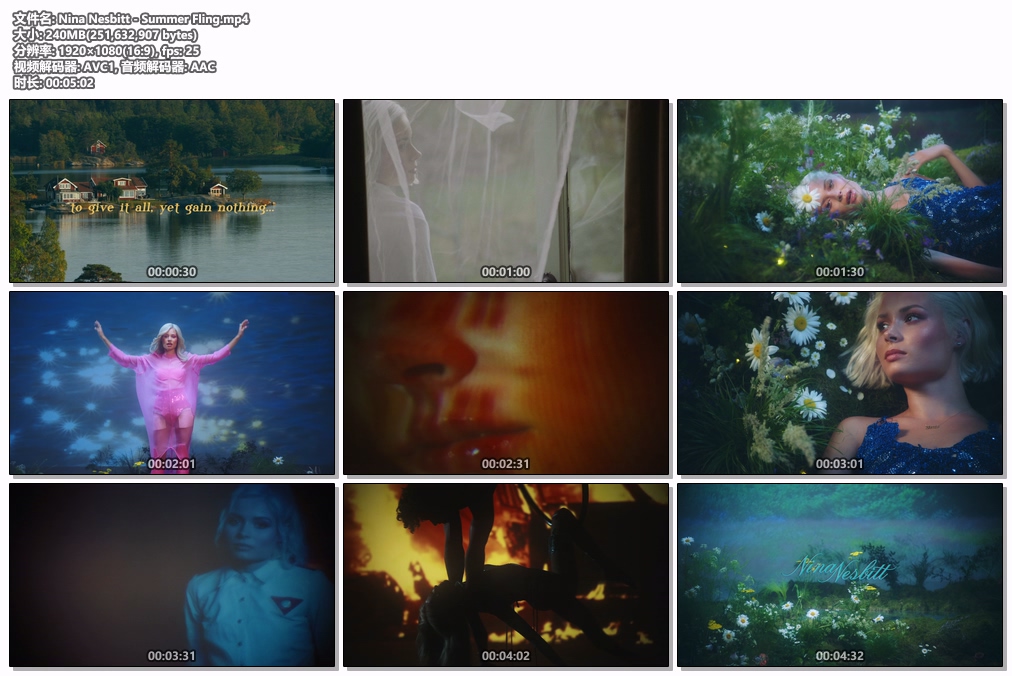 图片[2]-Nina Nesbitt – Summer Fling 1080P [WEB-DL MP4 240MB]-蓝光演唱会资源网