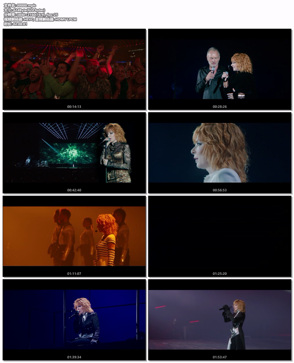 图片[6]-米莲·法莫 Mylene Farmer – Le film Live 2019 [2160P 4K UHD HDR] [BDMV 70.7GB]-蓝光演唱会资源网