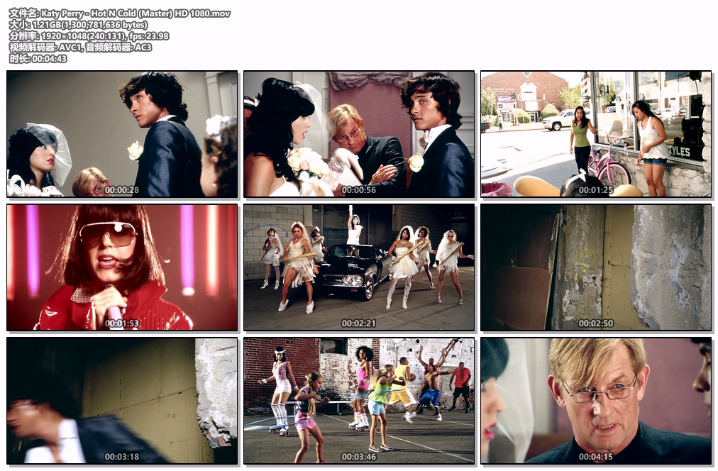 图片[2]-凯蒂·佩芮 Katy Perry – Hot N Cold 1080P [Master MOV 1.21GB]-蓝光演唱会资源网